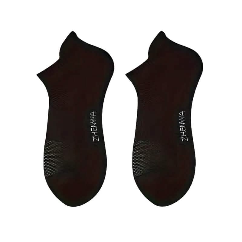 5-Pairs: Unisex Breathable Sports Ankle Socks by DailySale