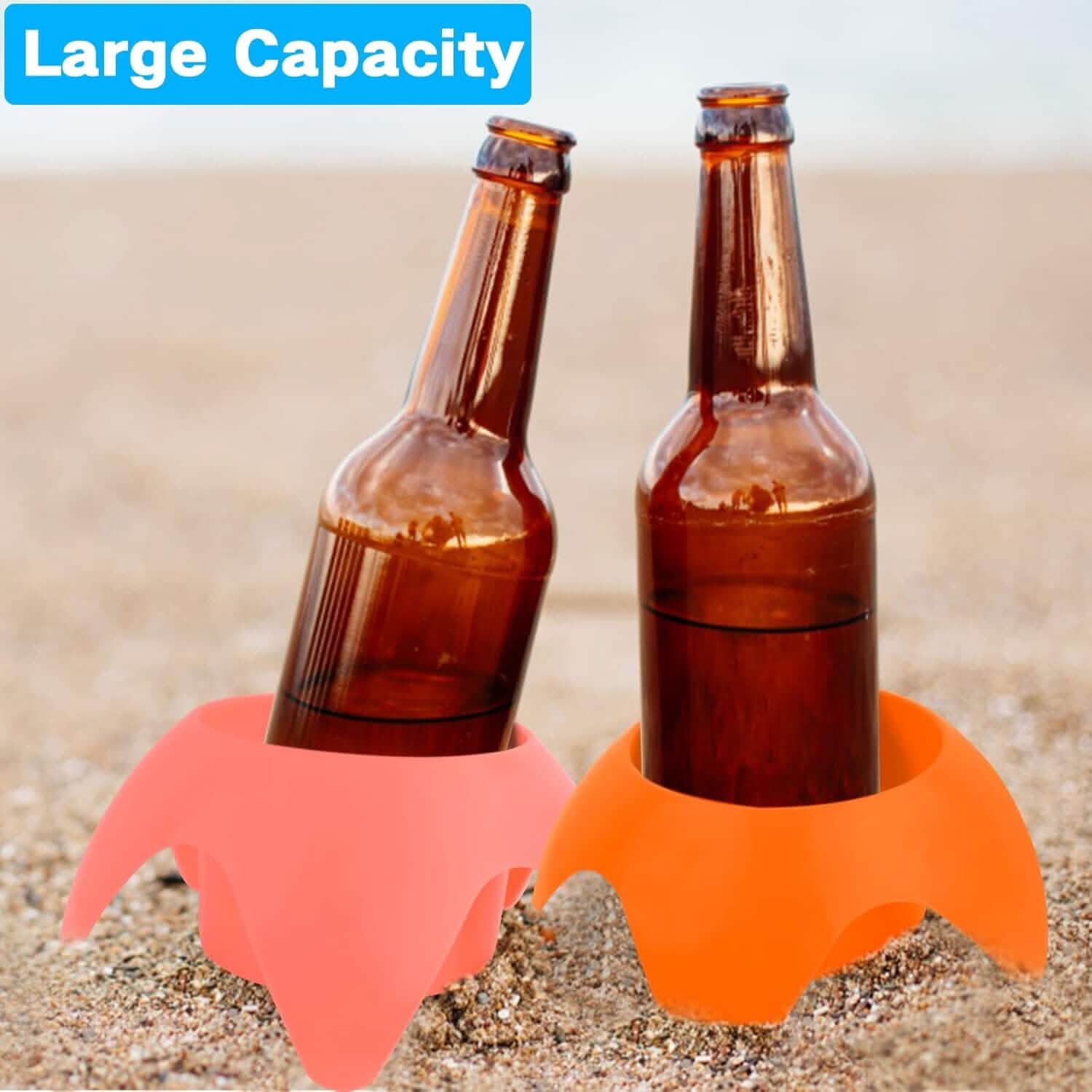 5-Piece: Seaside Plastic Beach Cup Holder by DailySale