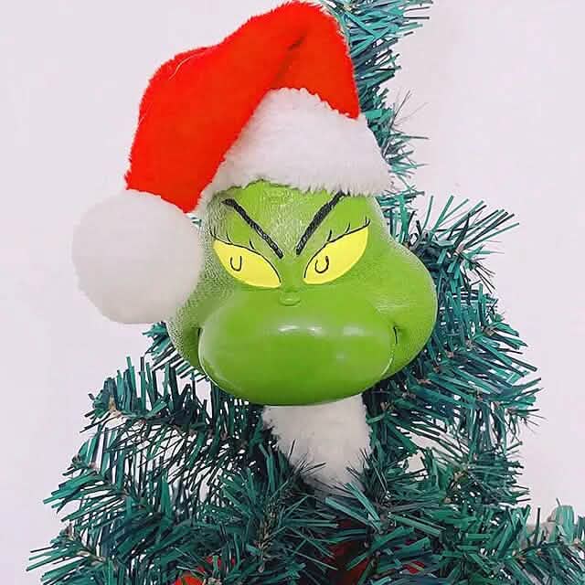 5-Piece Set: Grinch Christmas Tree Decorations, Elf Head, Christmas Tree Arms and Legs by DailySale