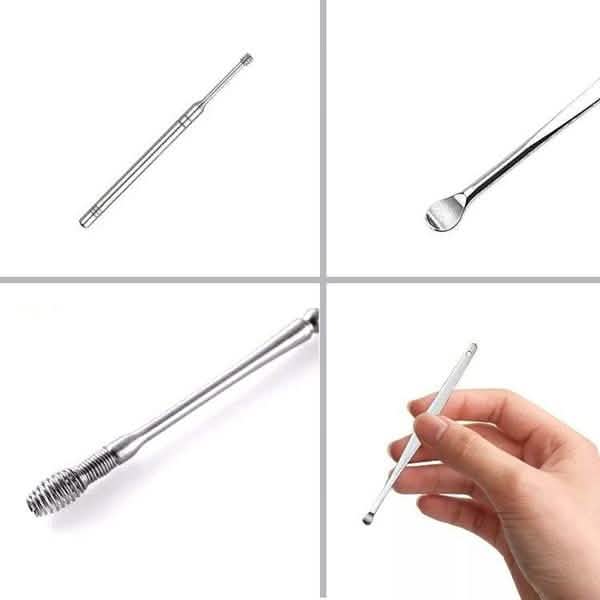 5-Piece: Stainless Steel Earpick Set by DailySale