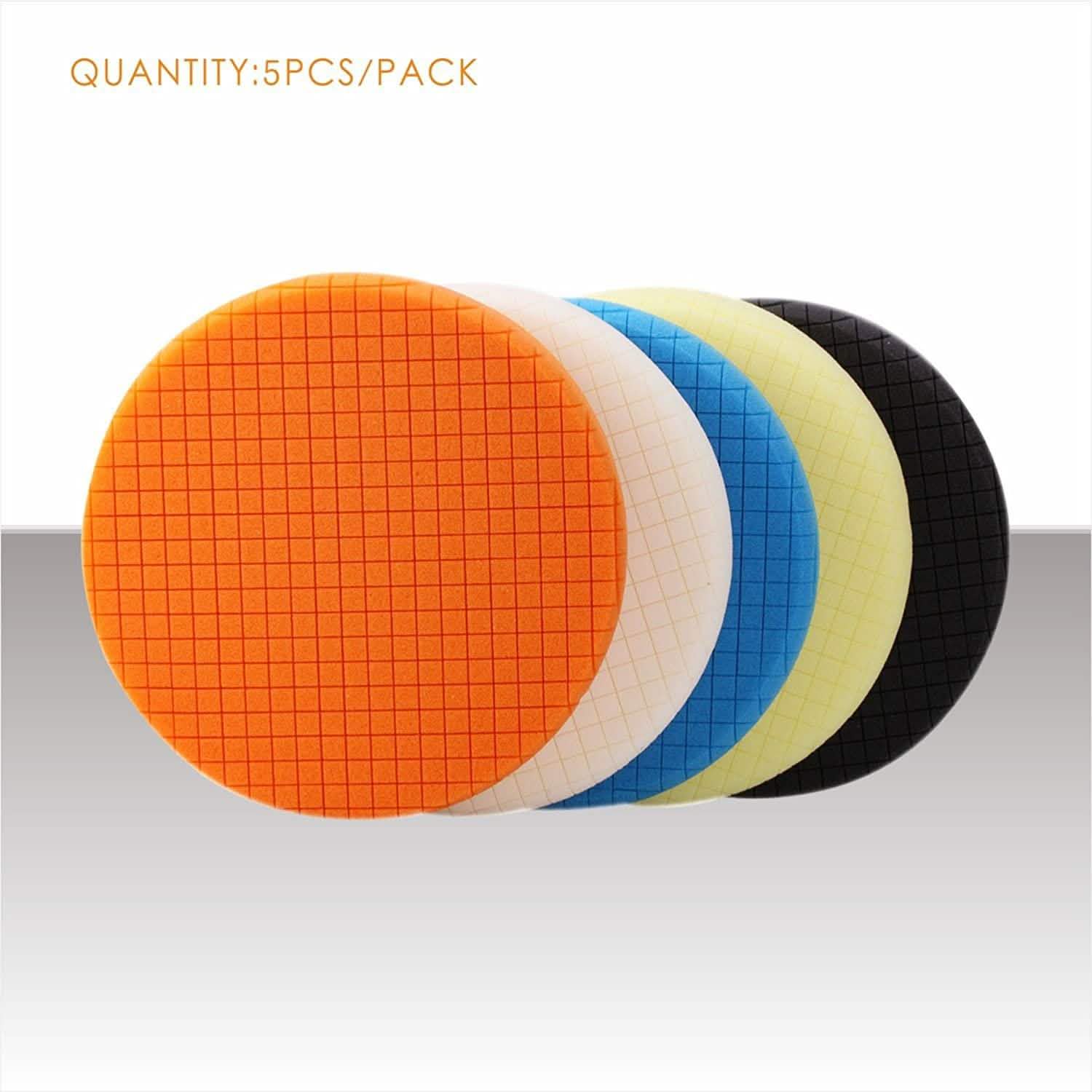 5-Pieces: Buffing Polishing Sponge Pads for Car by DailySale