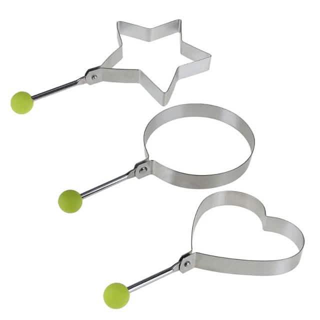 5-Pieces Set: Fried Egg Mold Pancake Rings Shaped by DailySale
