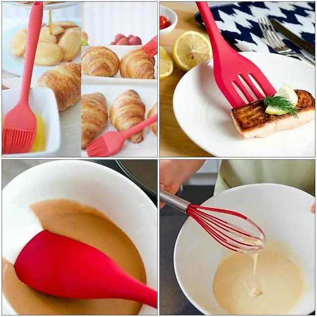 5-Pieces: Silicone Cooking Utensils Sets by DailySale