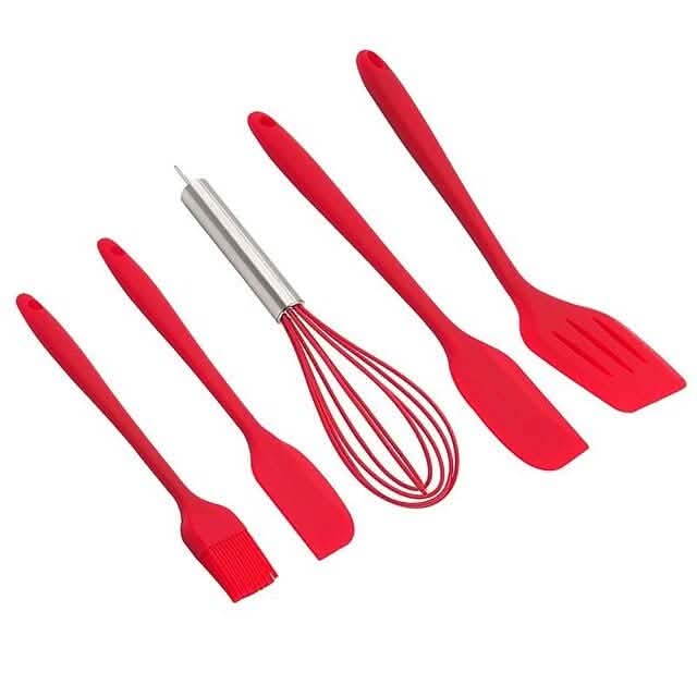5-Pieces: Silicone Cooking Utensils Sets by DailySale