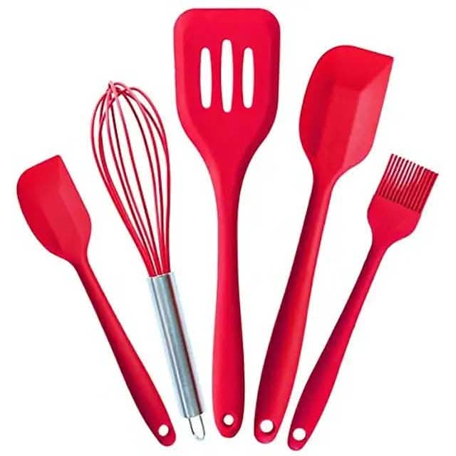 5-Pieces: Silicone Cooking Utensils Sets by DailySale