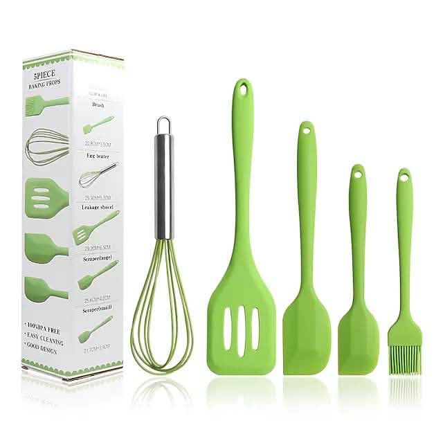 5-Pieces: Silicone Cooking Utensils Sets by DailySale
