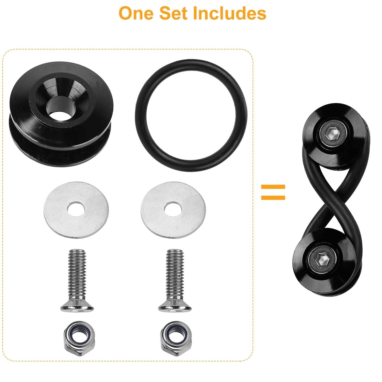 5-Set: Car Quick Release Bumper Fasteners by DailySale