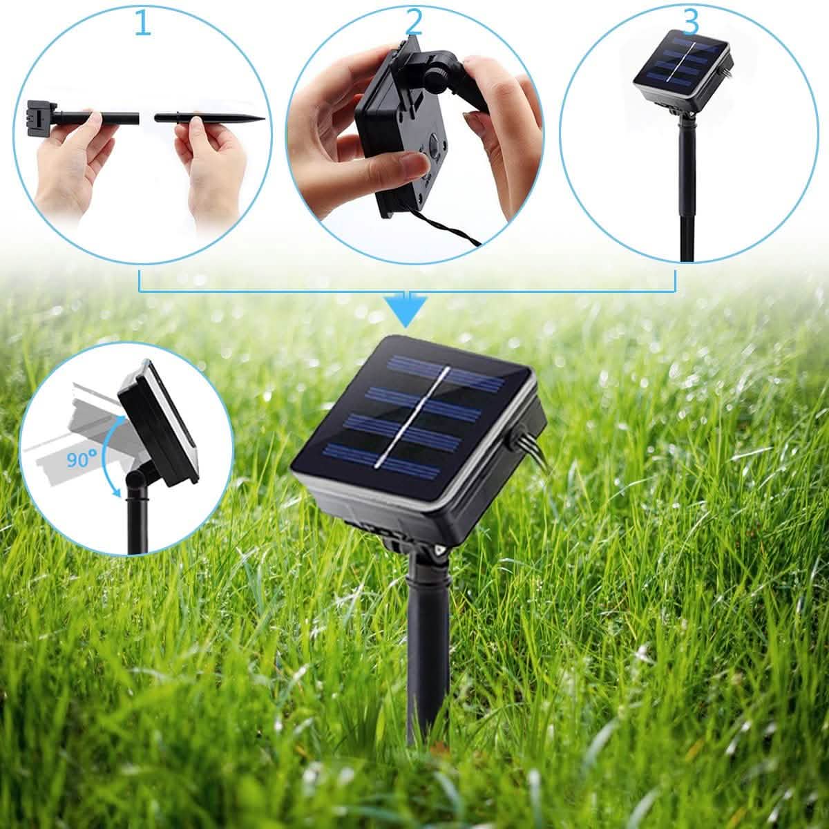 50 LED Fairy Flower Blossom Solar String Lights by DailySale