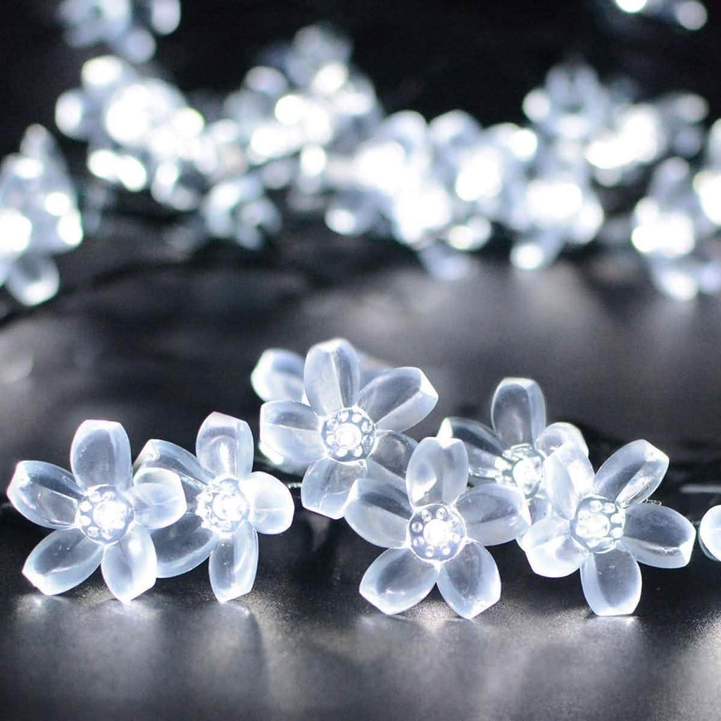 50 LED Fairy Flower Blossom Solar String Lights by DailySale