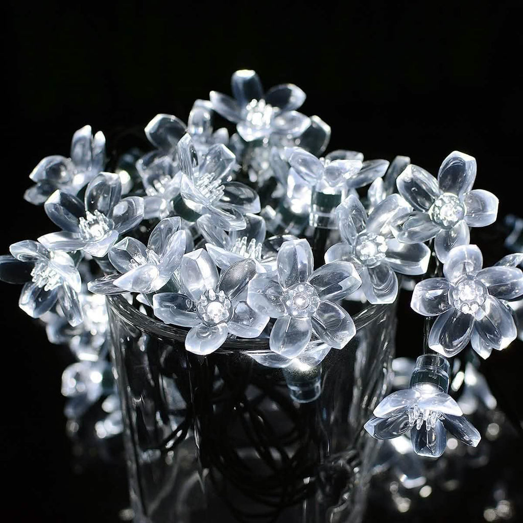 50 LED Fairy Flower Blossom Solar String Lights by DailySale