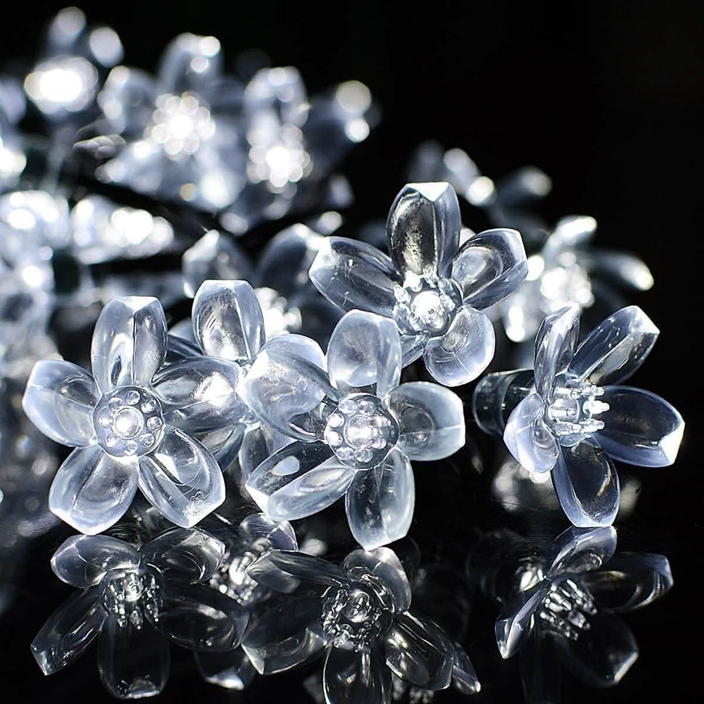 50 LED Fairy Flower Blossom Solar String Lights by DailySale
