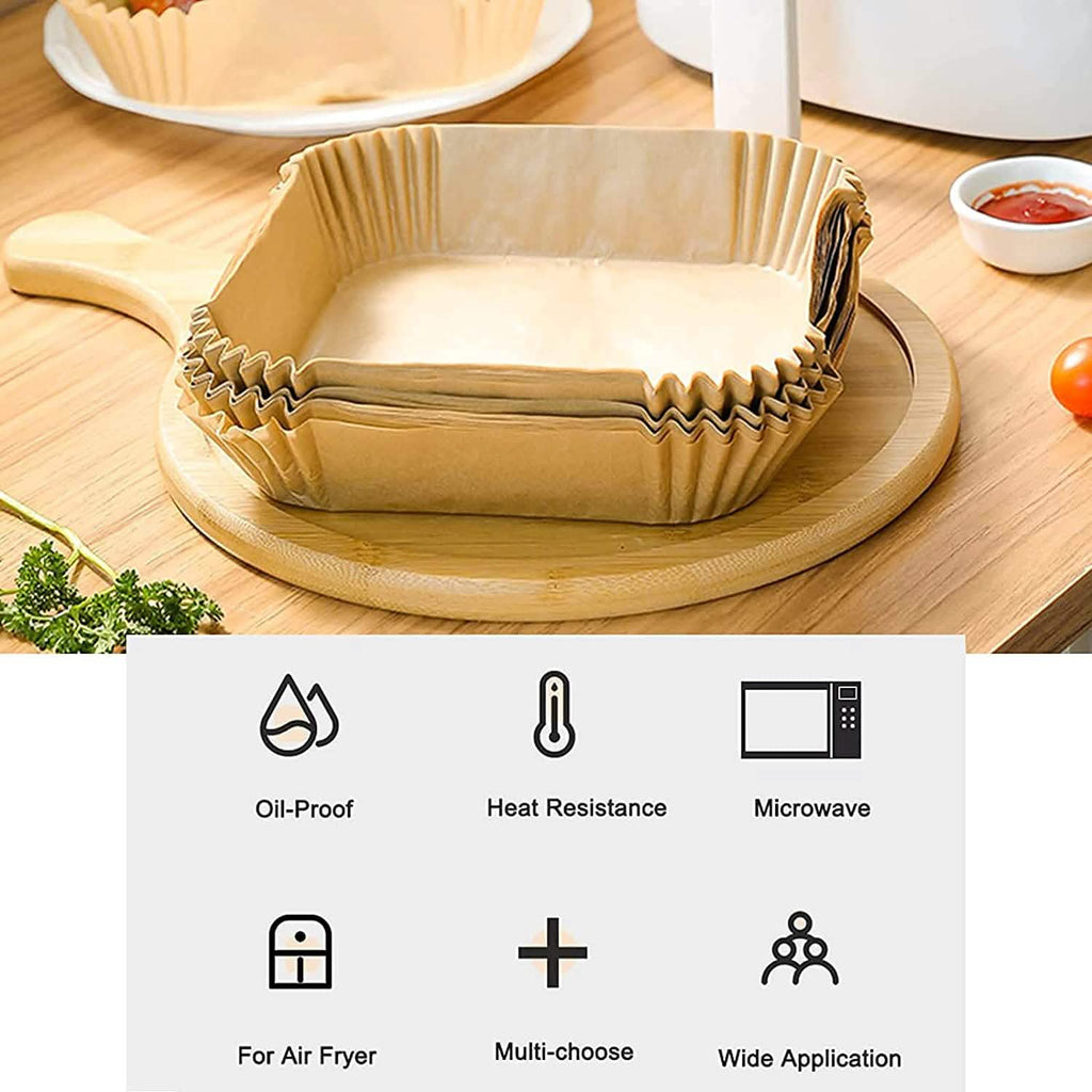 50-Pieces: Air Fryer Disposable Paper Liners by DailySale
