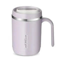 500ml Water Cup with Cover Sealing Silicone Ring Double-layer Leak-proof Drink Water Handle Stainless Coffee Insulated Cup by DailySale