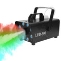 500W Fog Machine 2000CFM Colorful Smoke Machine with 8-Pieces LEDs 5 Lighting Effects 3-Level Brightness by DailySale