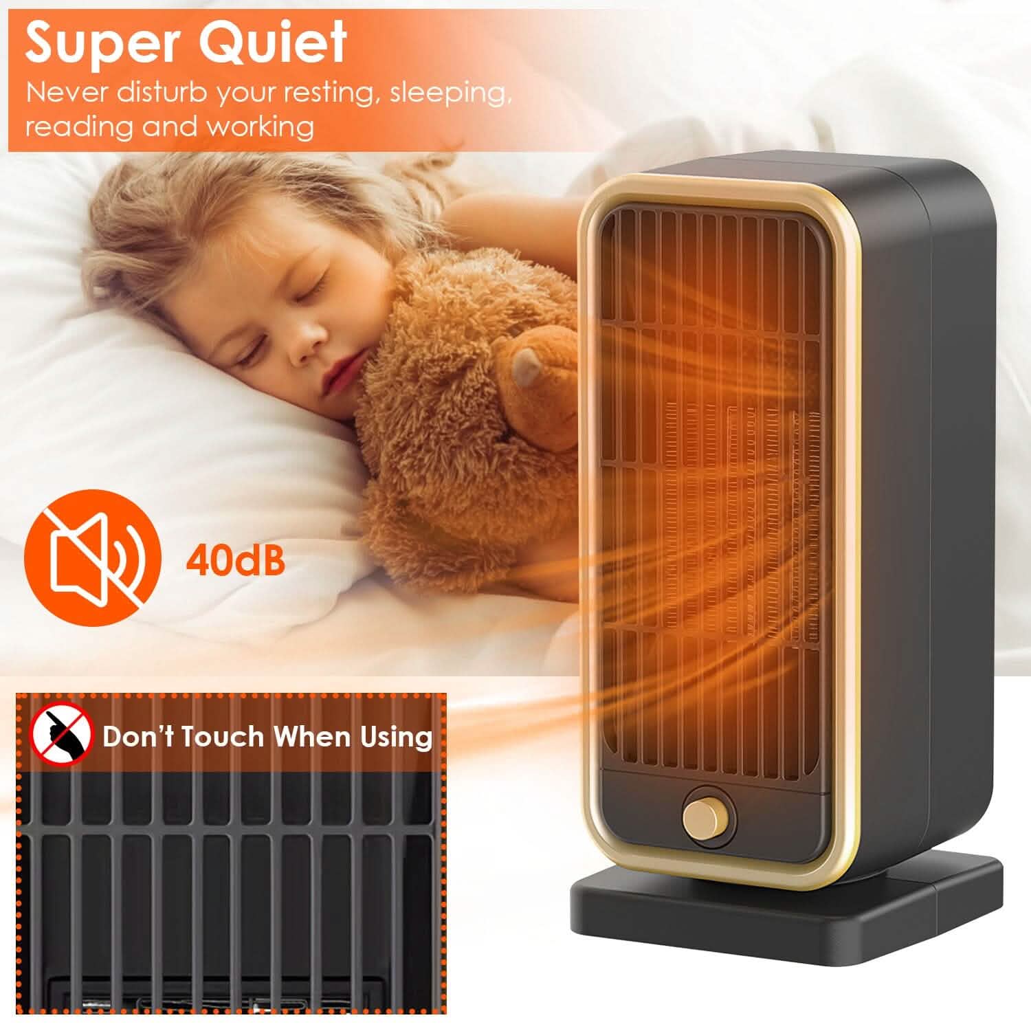 500W Portable Electric Heater by DailySale