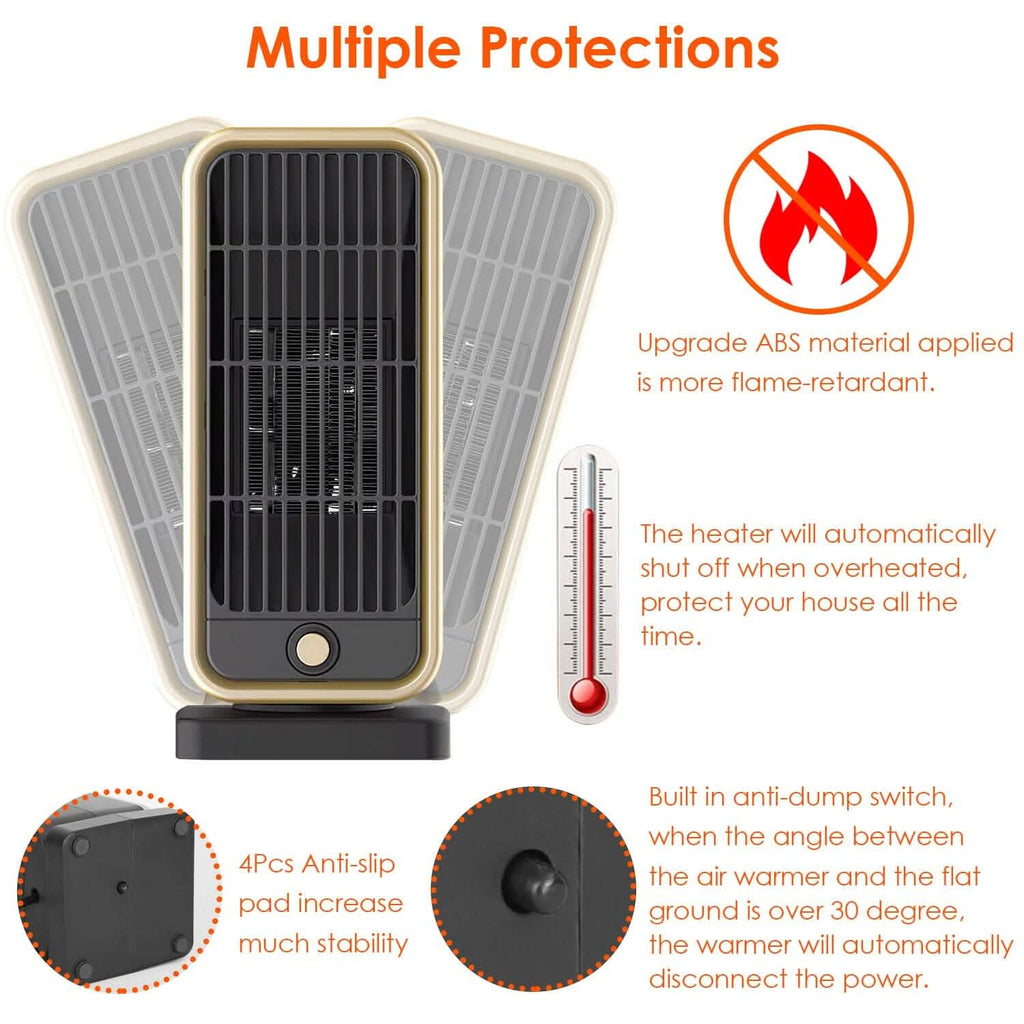 500W Portable Electric Heater by DailySale
