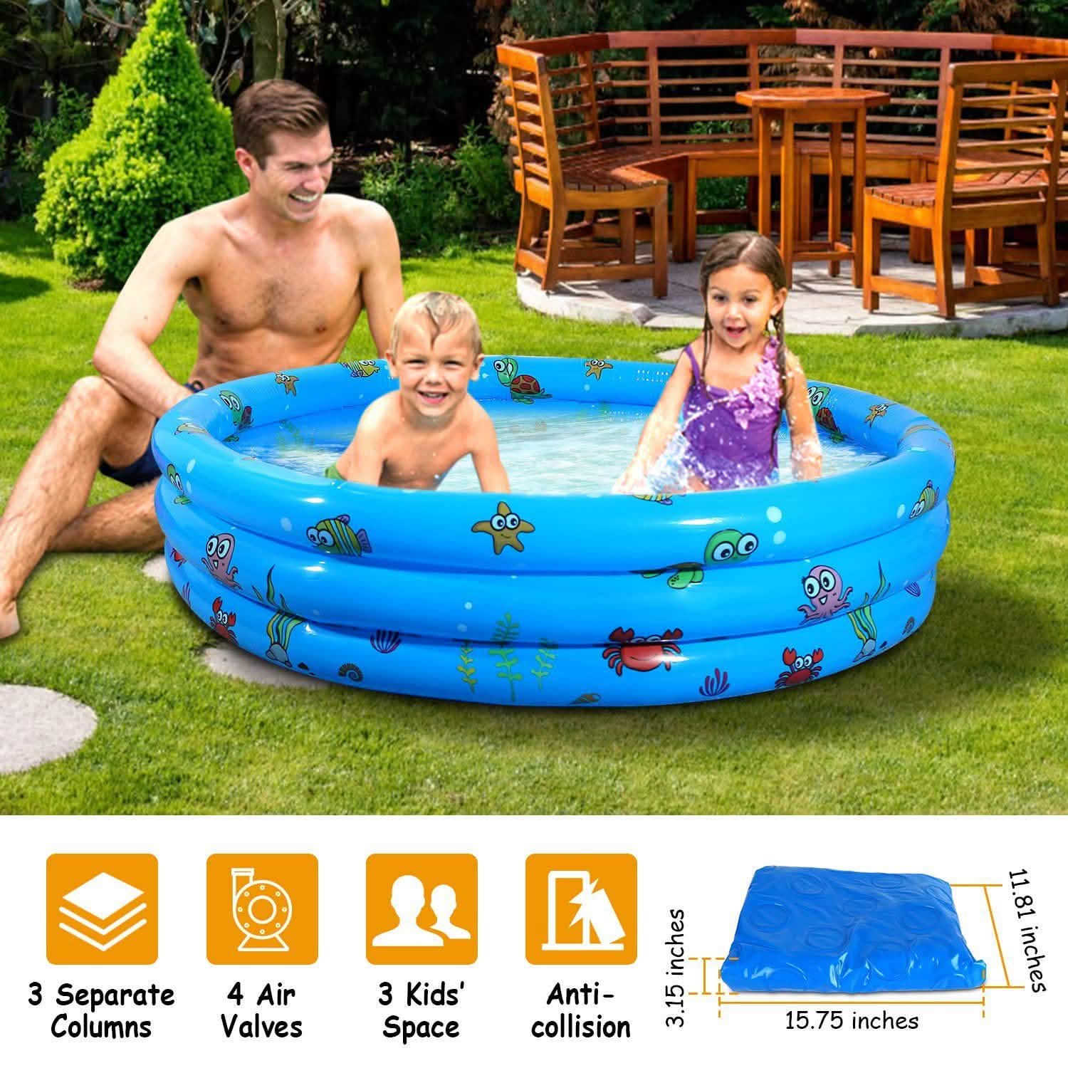51x13" Inflatable Swimming Pool by DailySale