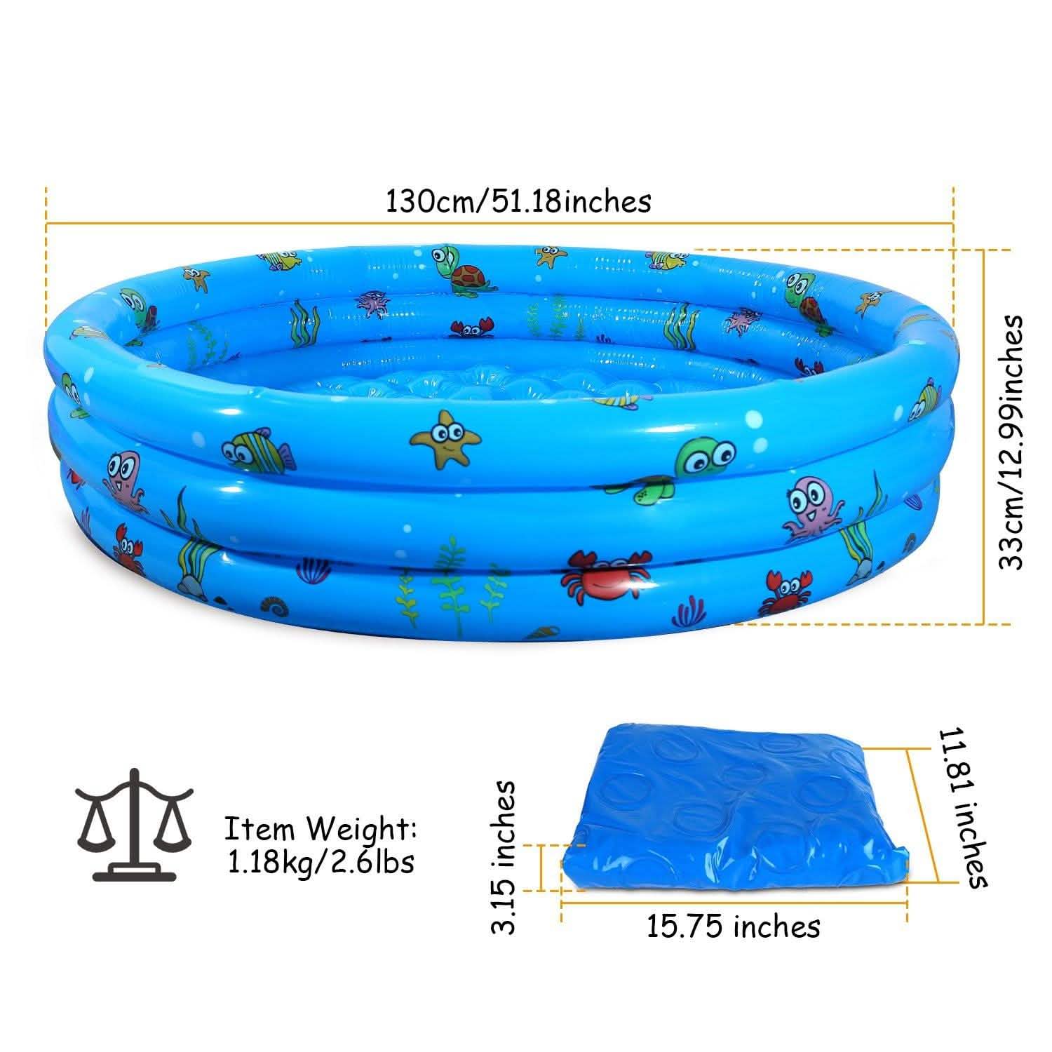 51x13" Inflatable Swimming Pool by DailySale