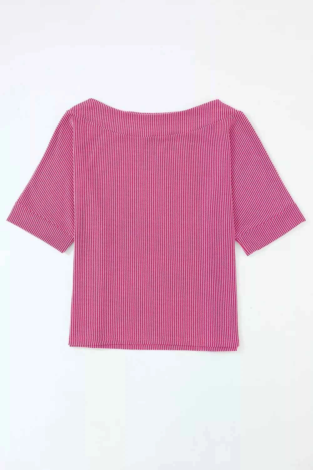 Ribbed Knit Off-Shoulder Blouse
