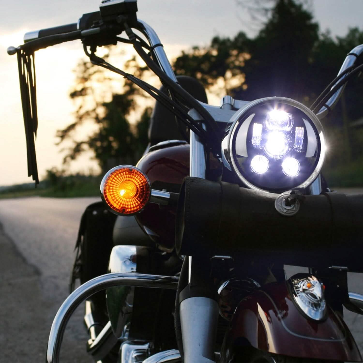 5.75-Inch LED Motorcycle Headlight by DailySale