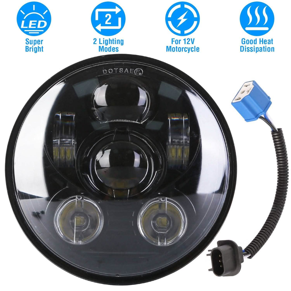 5.75-Inch LED Motorcycle Headlight by DailySale