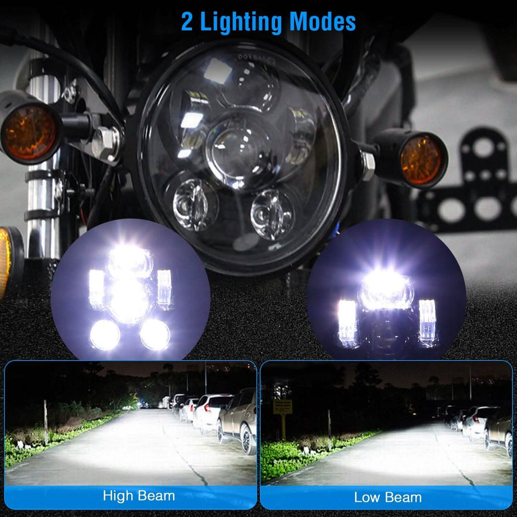 5.75-Inch LED Motorcycle Headlight by DailySale