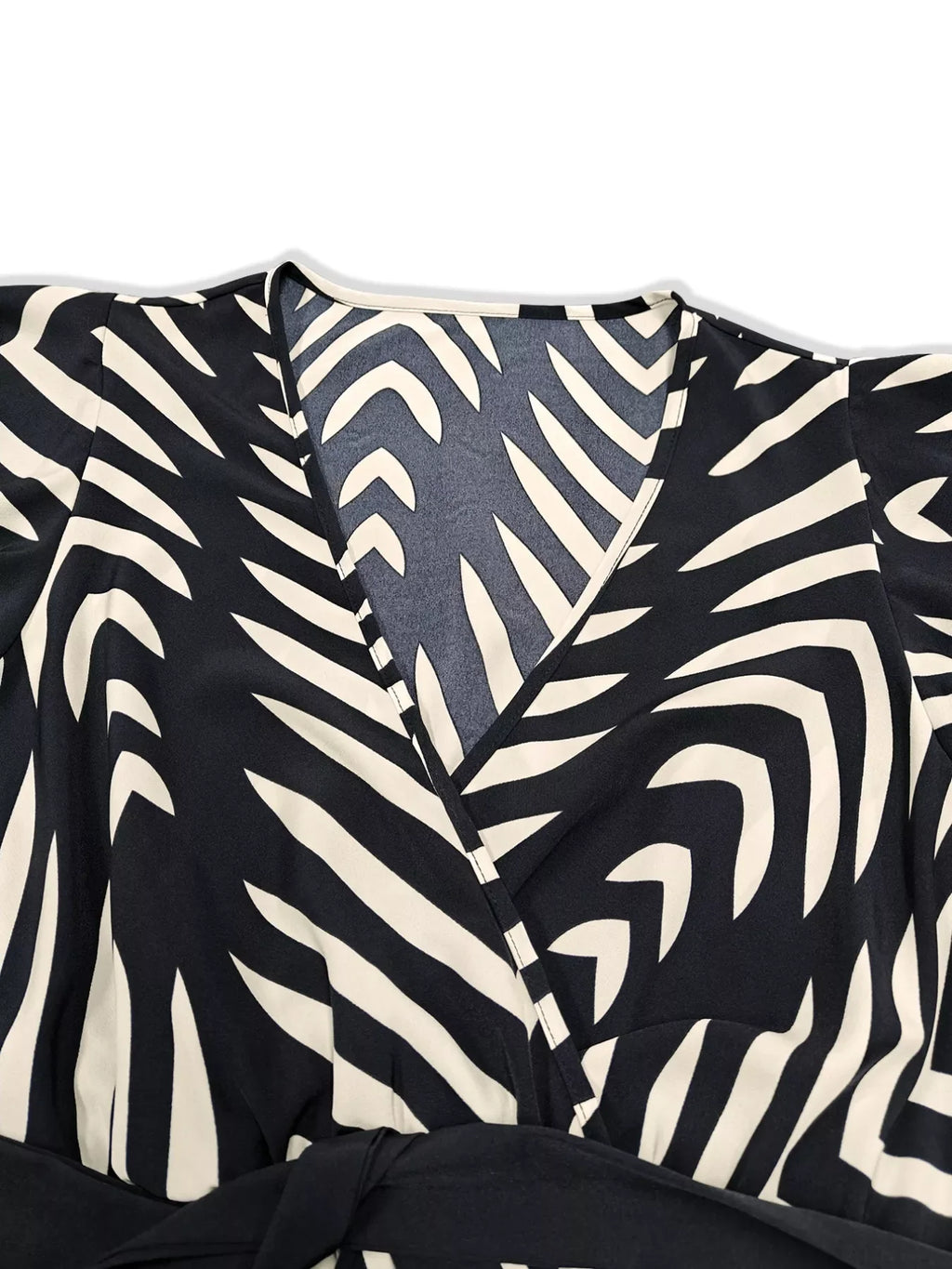Plus Size Chevron Print Wrap Maxi Dress by Shopiebay