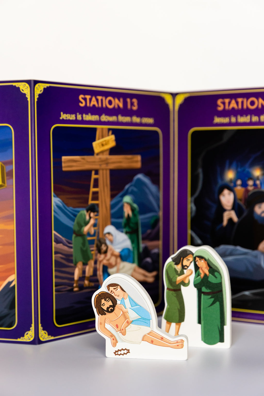 Stations of the Cross Pray & Play Set - By Saintly Heart & Brother Francis by Saintly Heart