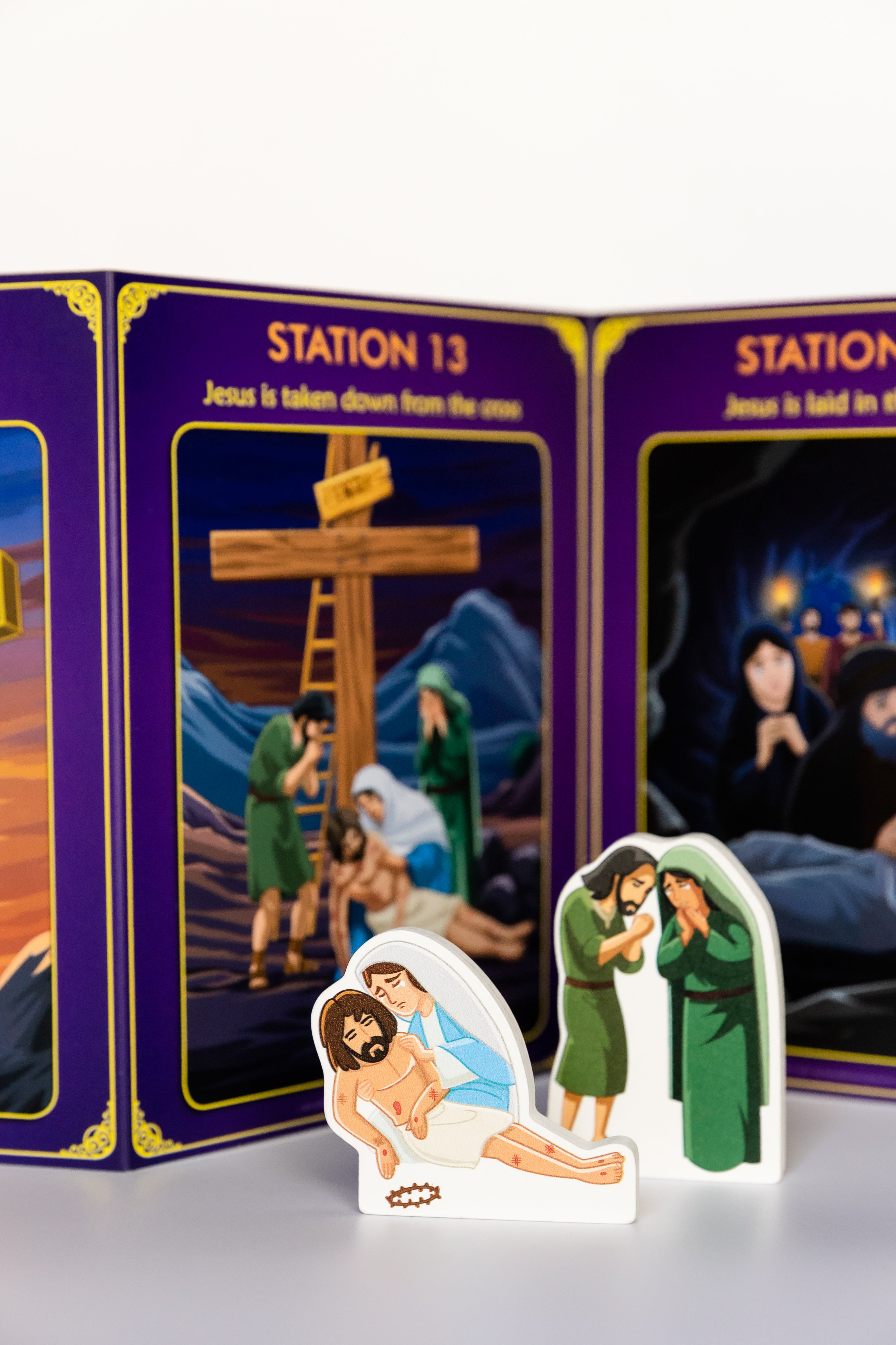 Stations of the Cross Pray & Play Set - By Saintly Heart & Brother Francis by Saintly Heart
