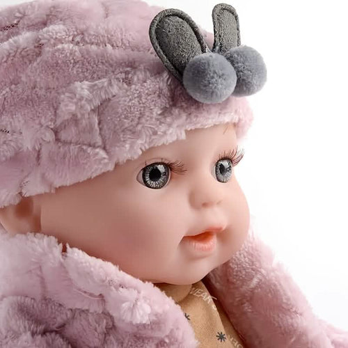 12" Pink Baby Doll – PVC Dress-Up Play Doll (Ages 3+) by DailySale