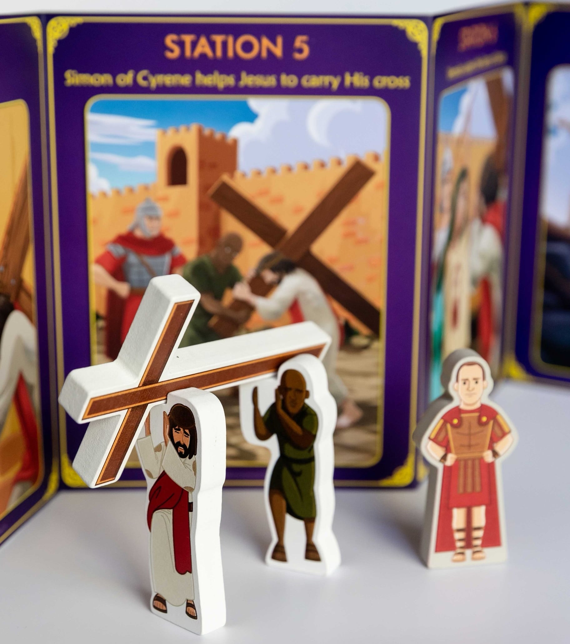 Stations of the Cross Pray & Play Set - By Saintly Heart & Brother Francis by Saintly Heart