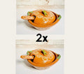2 Mexican Casseroles 2 Cazuelas de Barro con Tapa by Chica Mexico