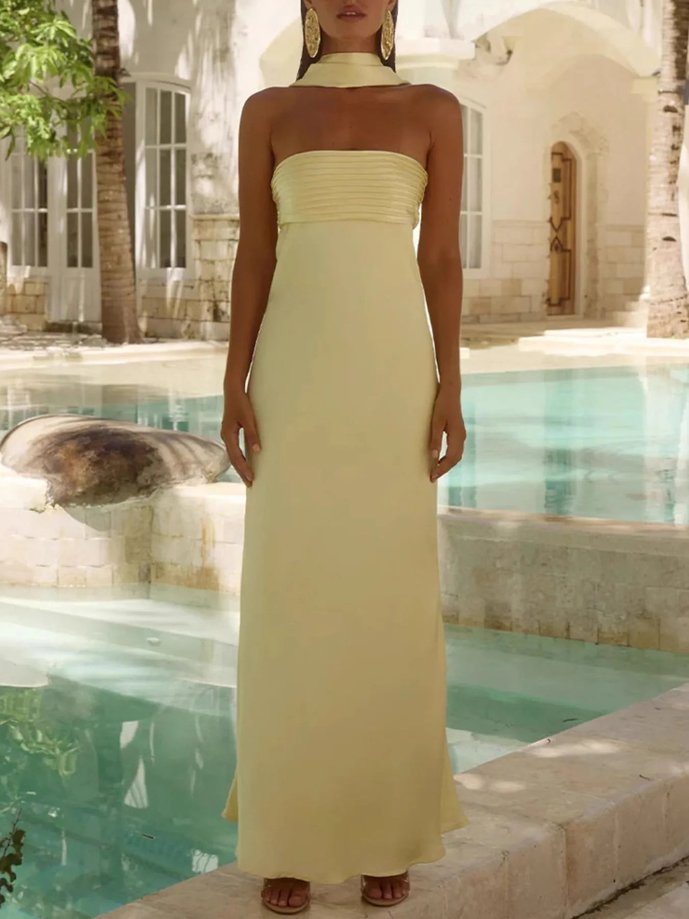 Tube Mermaid Maxi Dress by Shopiebay