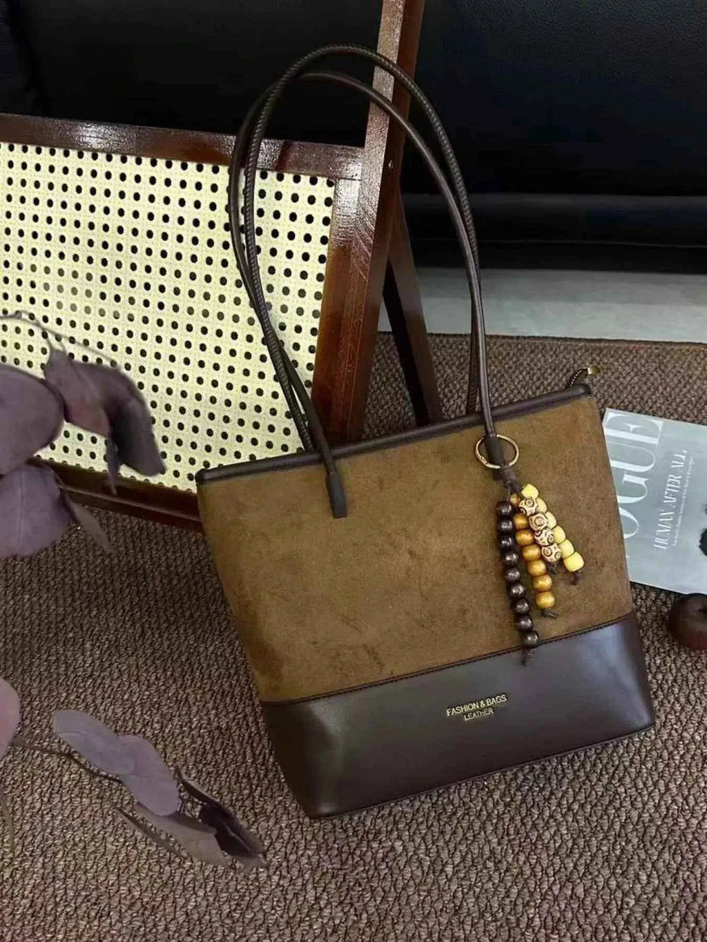 Color Block Shoulder Bag