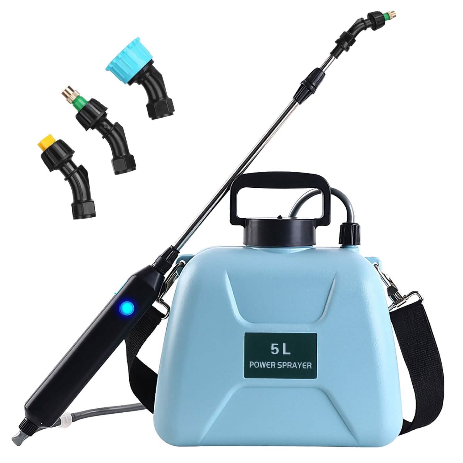 5L/1/3 Gallon Electric Plant Sprayer Telescopic Rechargeable with 3 Spray Sprouts by DailySale