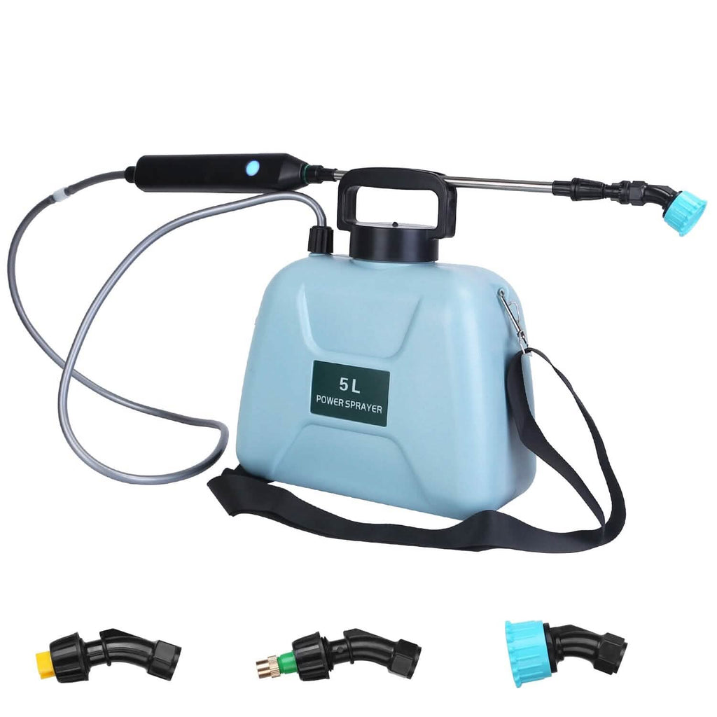 5L/1/3 Gallon Electric Plant Sprayer Telescopic Rechargeable with 3 Spray Sprouts by DailySale