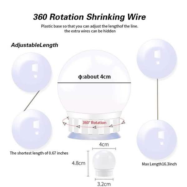 5V USB Power Vanity Lights by DailySale