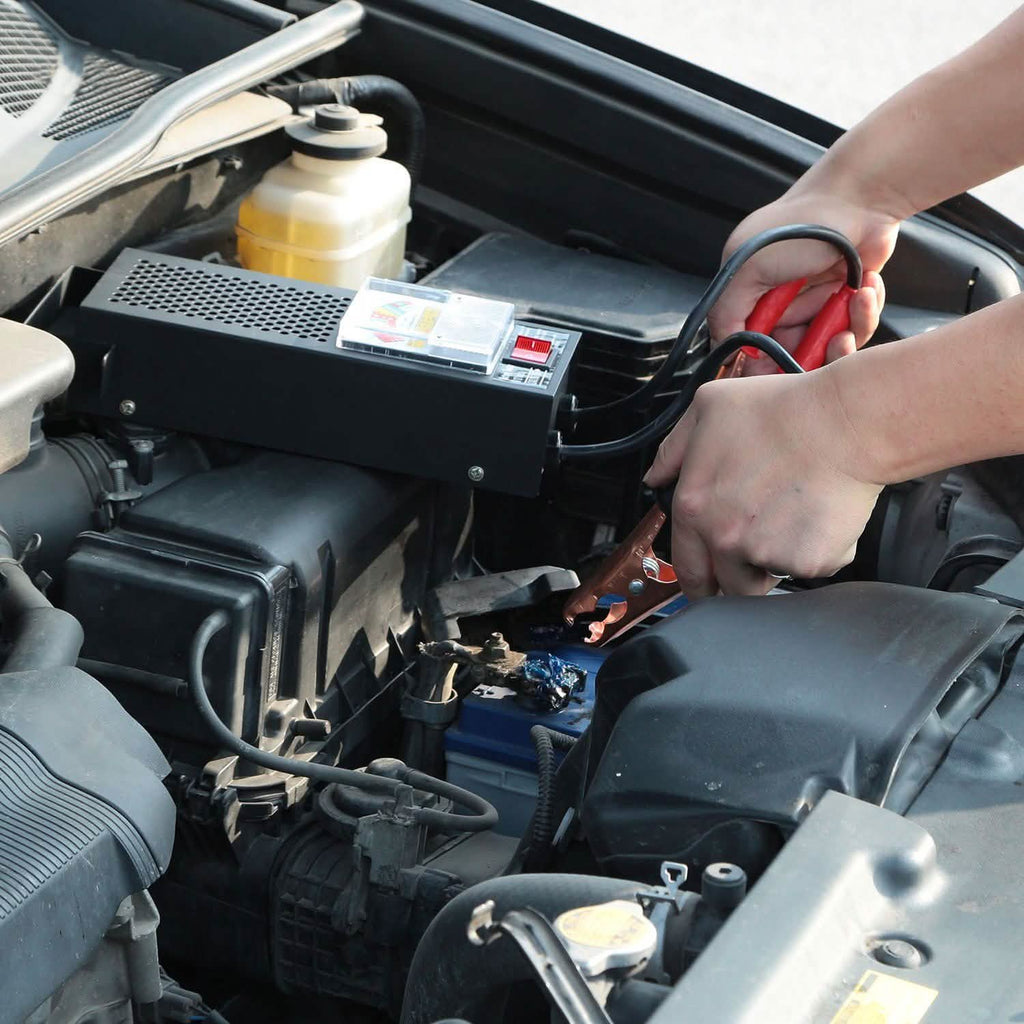 6-12V Automotive Battery Tester with Heavy Duty Insulated Copper Clips by DailySale