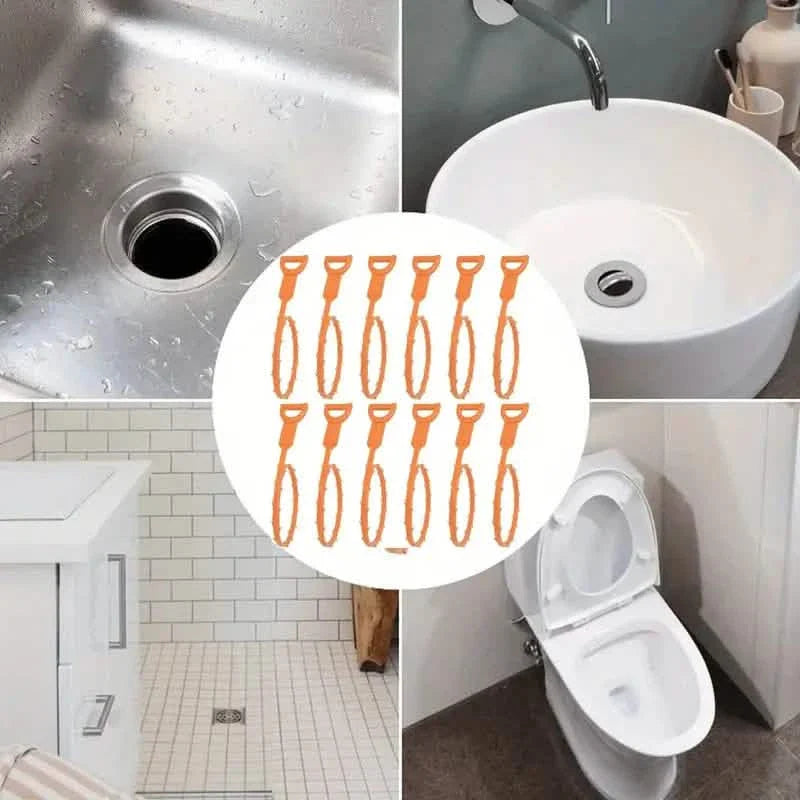6-Pack: 19.6-inch Flexible Basic Drain Plug Remover by DailySale