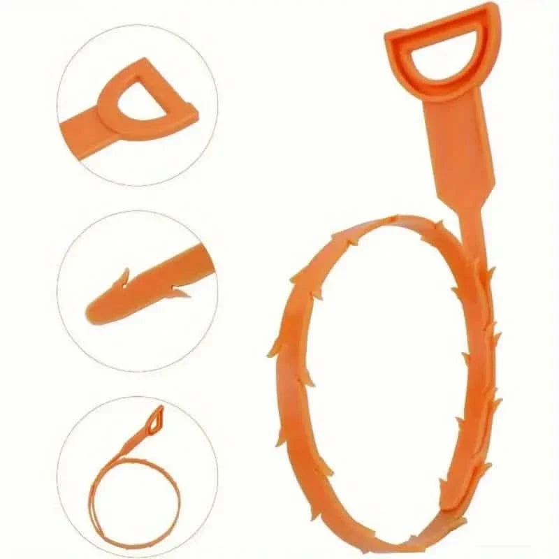 6-Pack: 19.6-inch Flexible Basic Drain Plug Remover by DailySale