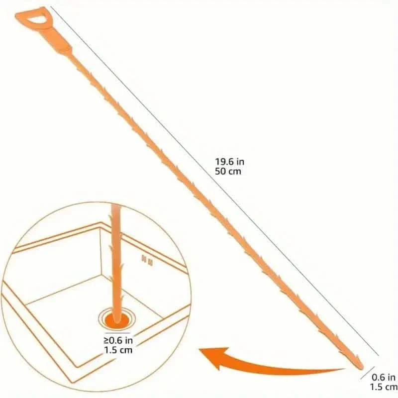 6-Pack: 19.6-inch Flexible Basic Drain Plug Remover by DailySale