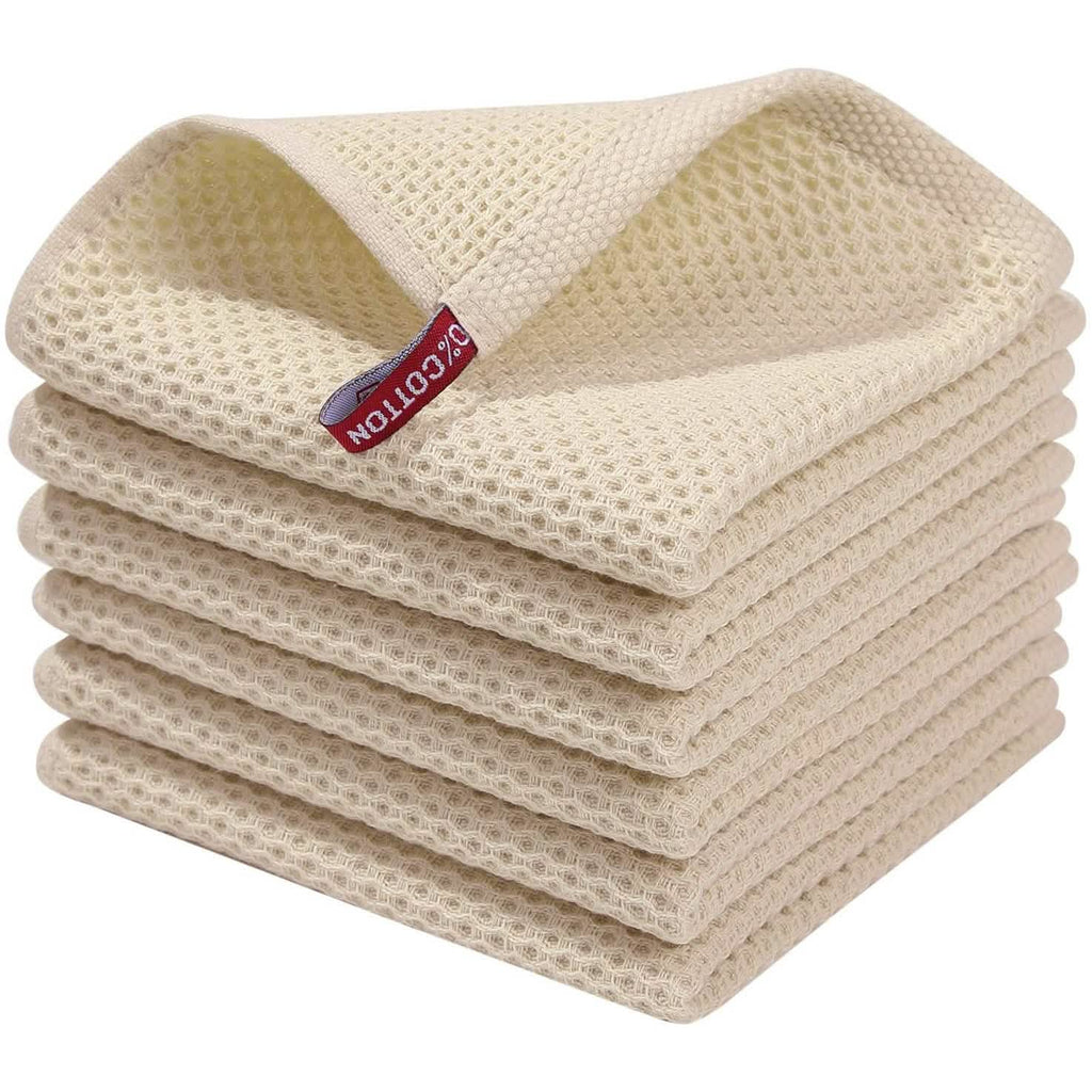 6-Pack: Cotton Waffle Woven Kitchen Towel by DailySale