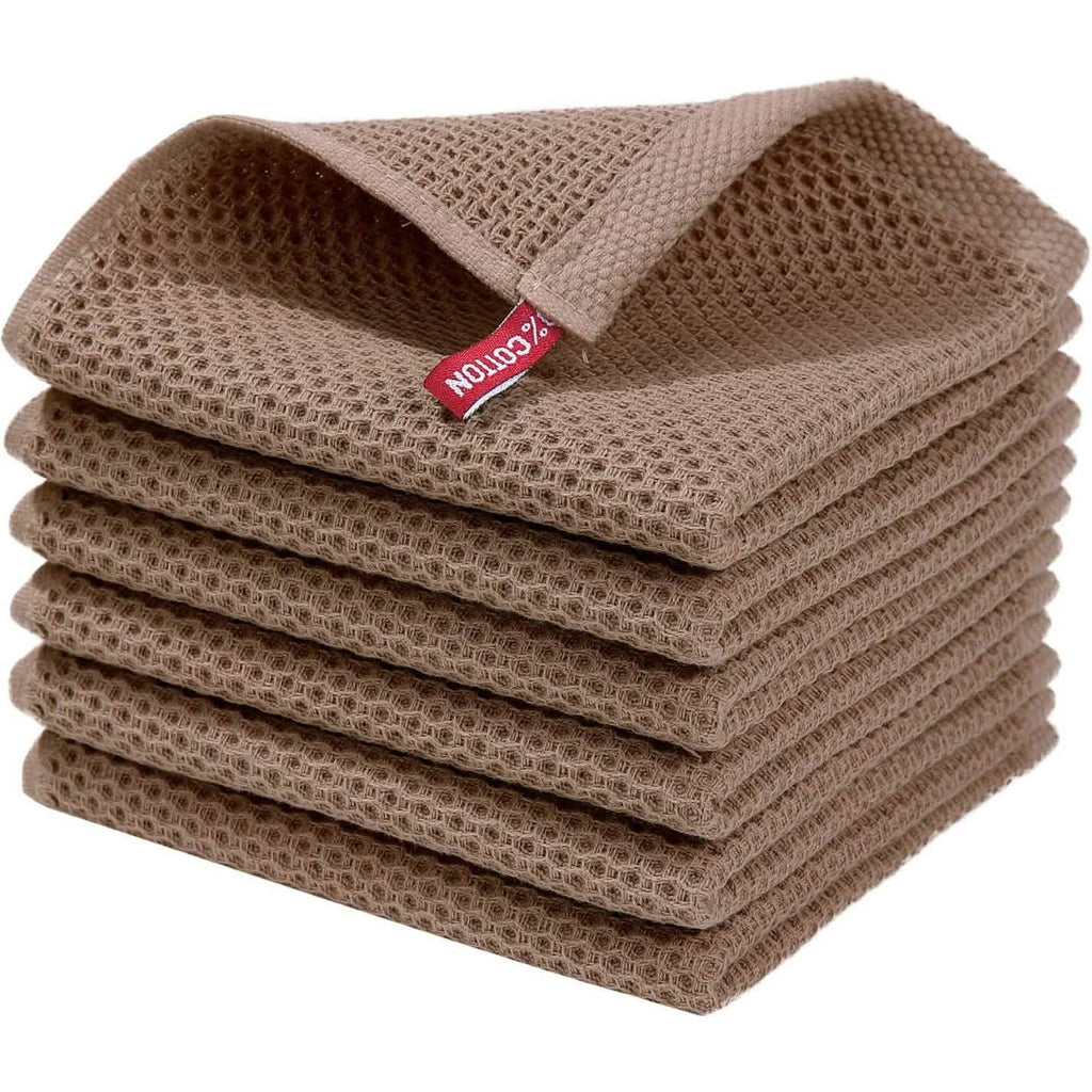 6-Pack: Cotton Waffle Woven Kitchen Towel by DailySale