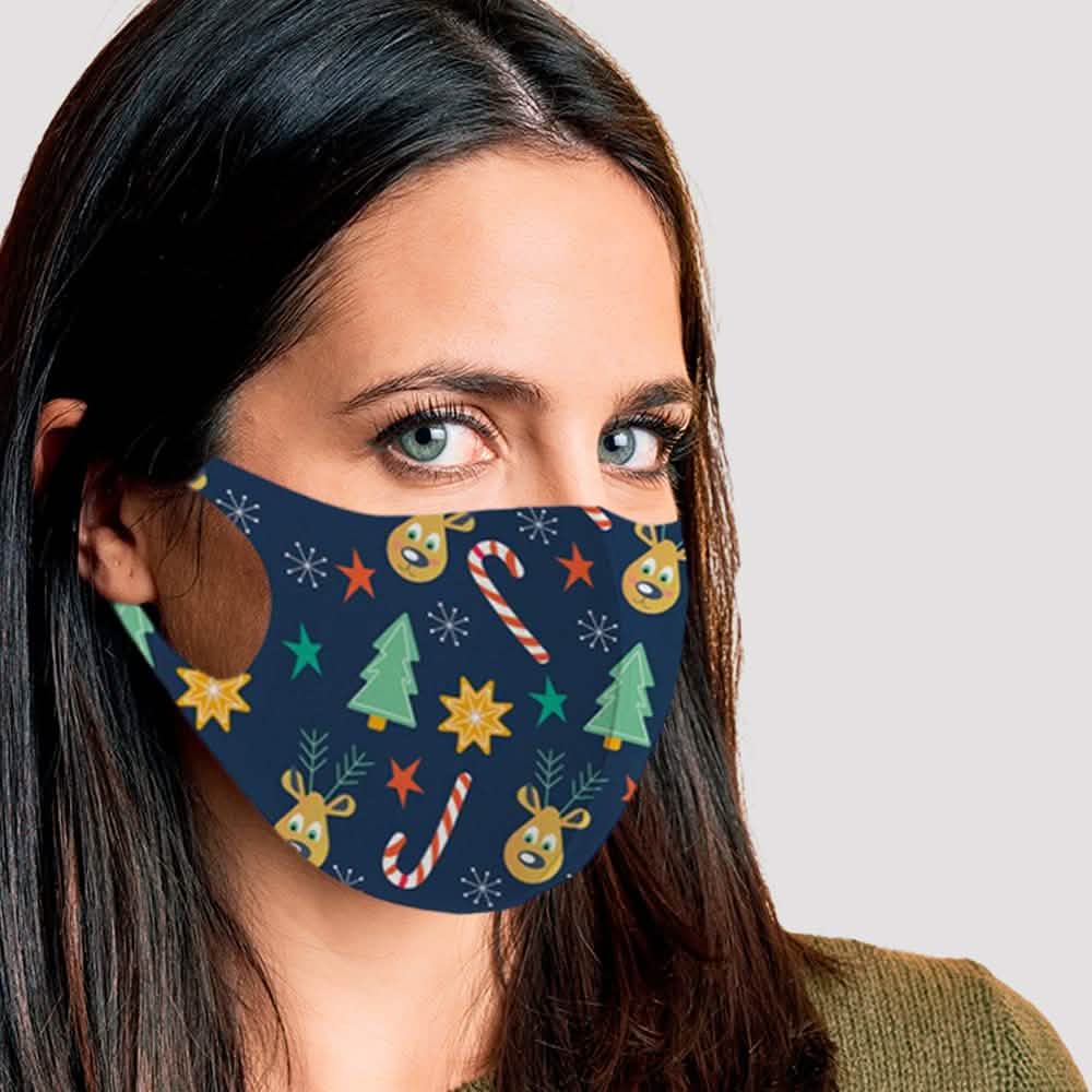 6-Pack: Fun Designed Holiday Themed Reusable Face Masks by DailySale