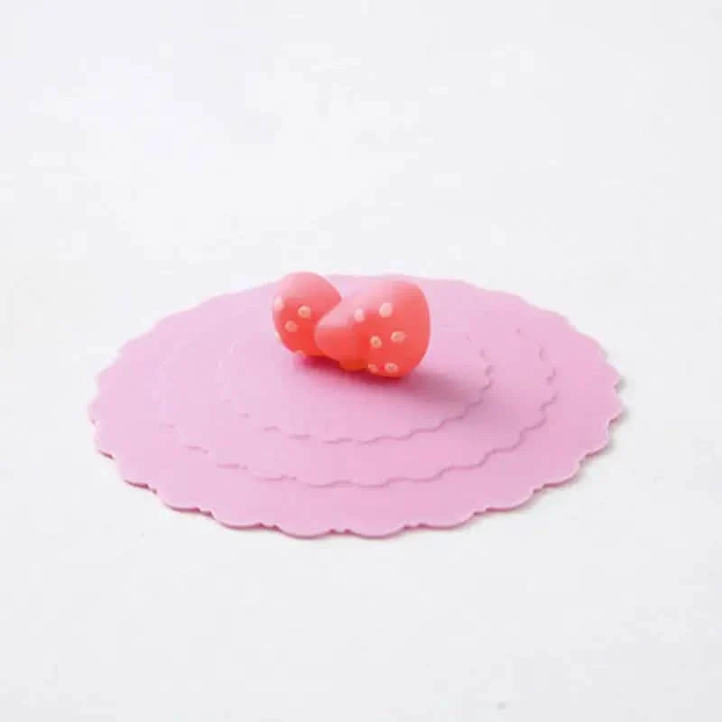 6-Pack: Leak-proof and Dustproof Silicone Cup Cover for Ceramic Tea Cups and Water Cups by DailySale
