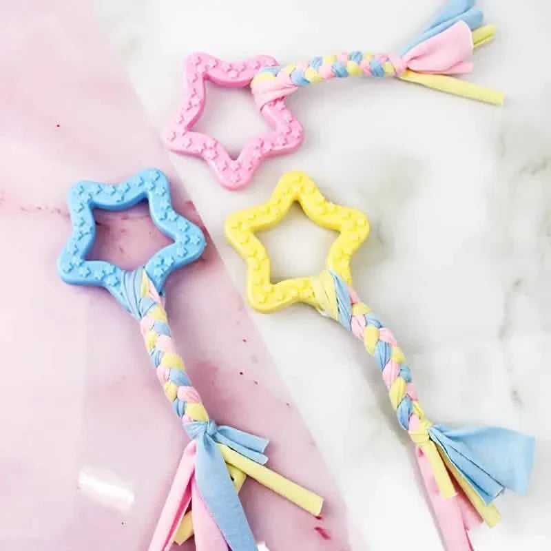 6-Pack: Puppy Teething Chew Toys with Interactive Ropes by DailySale