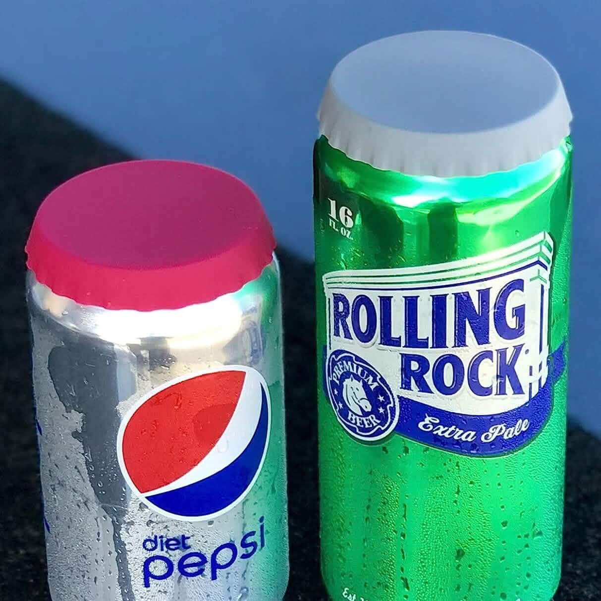 6-Pack: Silicone Can Lids Fits Standard Soda Cans by DailySale