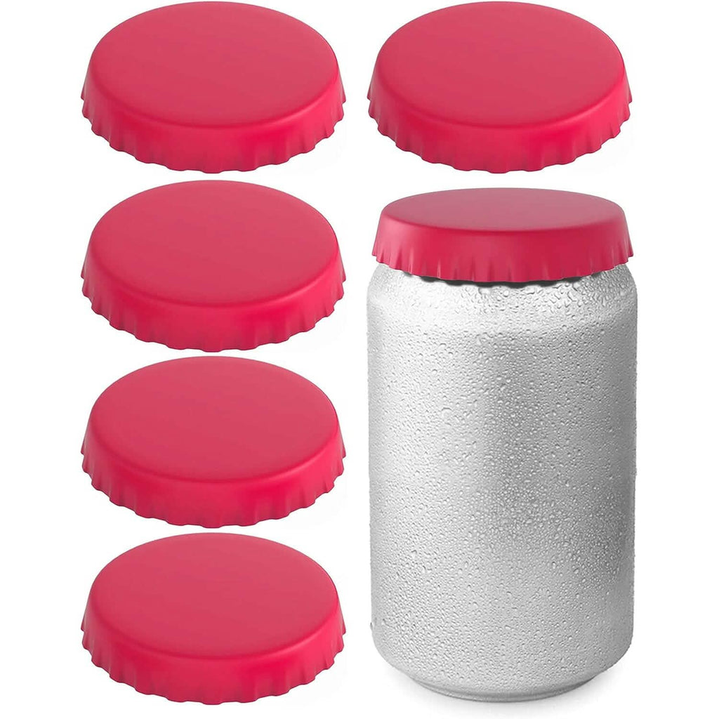 6-Pack: Silicone Can Lids Fits Standard Soda Cans by DailySale