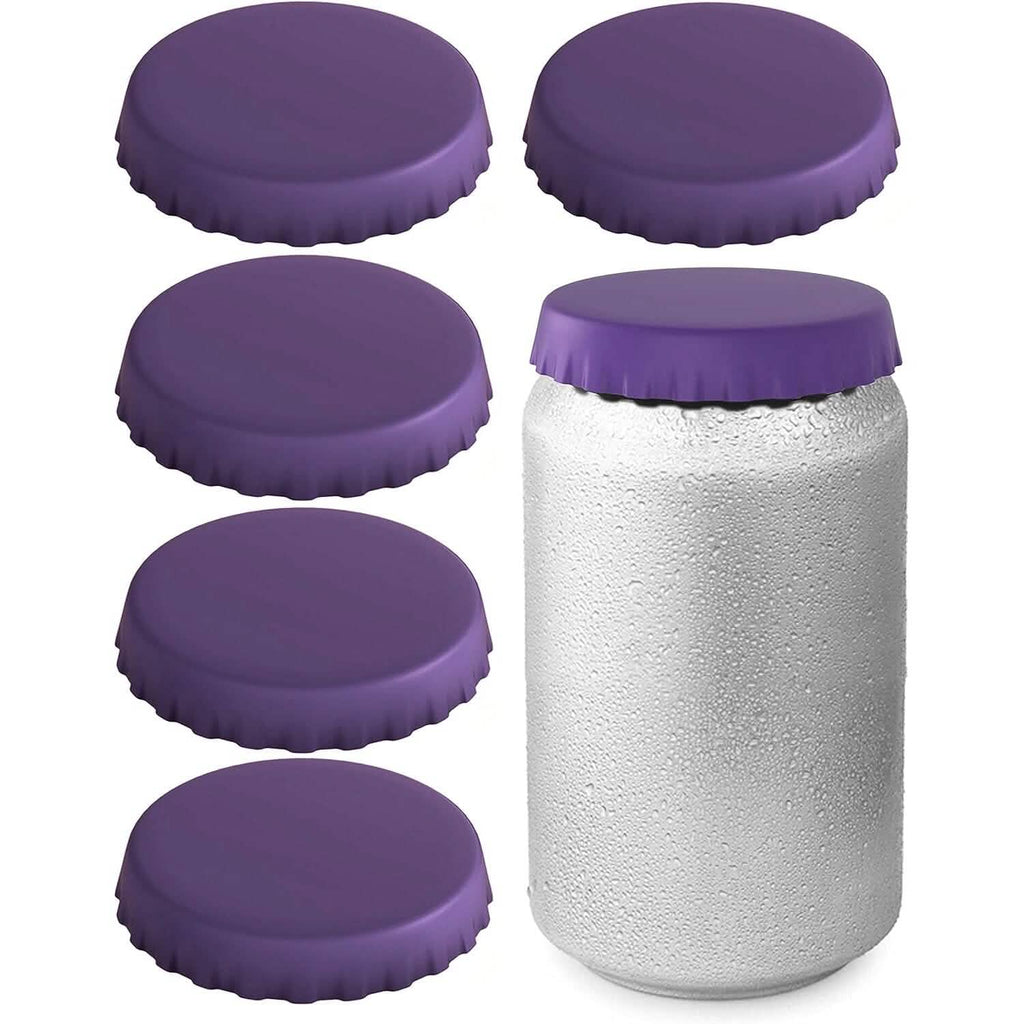 6-Pack: Silicone Can Lids Fits Standard Soda Cans by DailySale