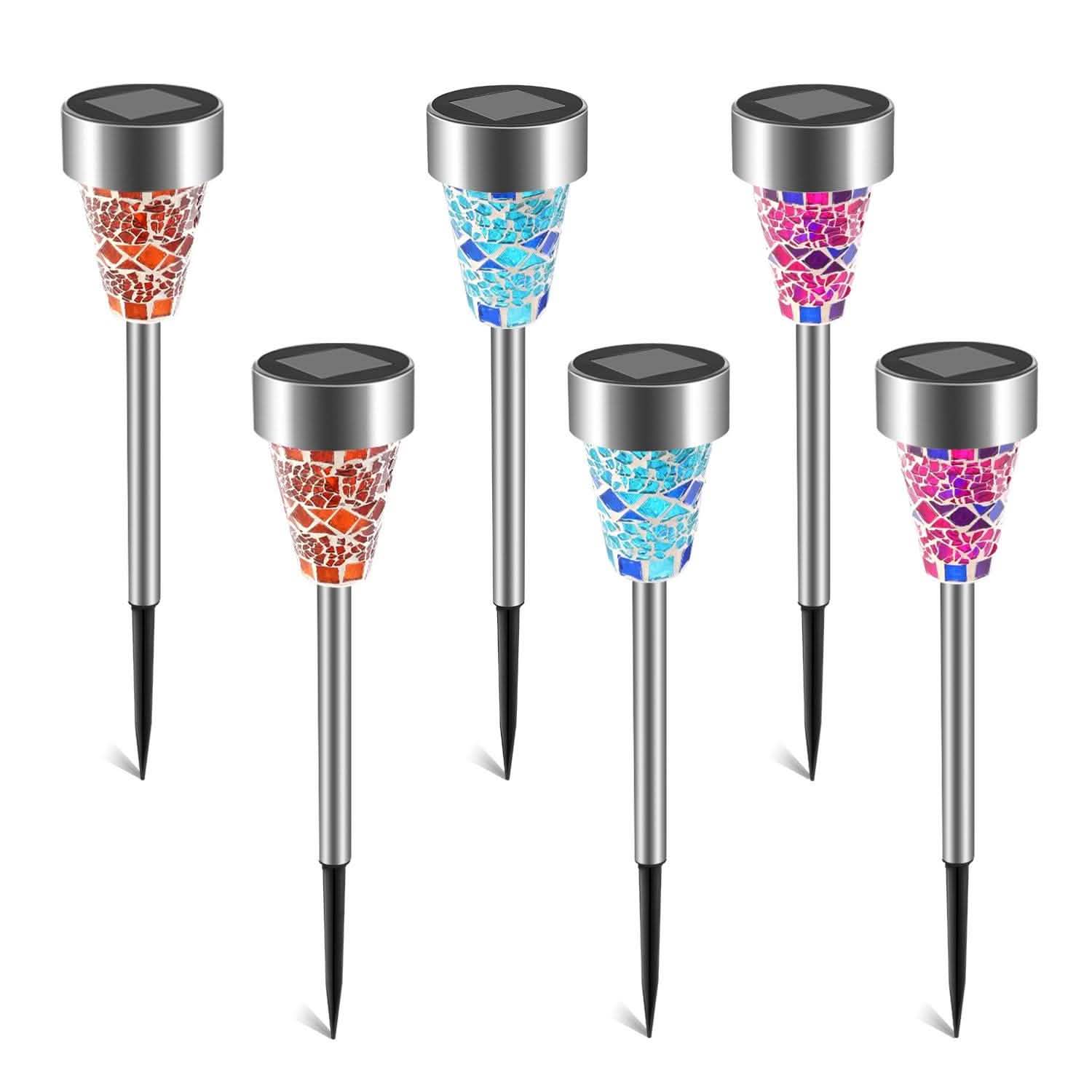 6-Pack: Solar Garden Lights IP44 Water Resistant by DailySale